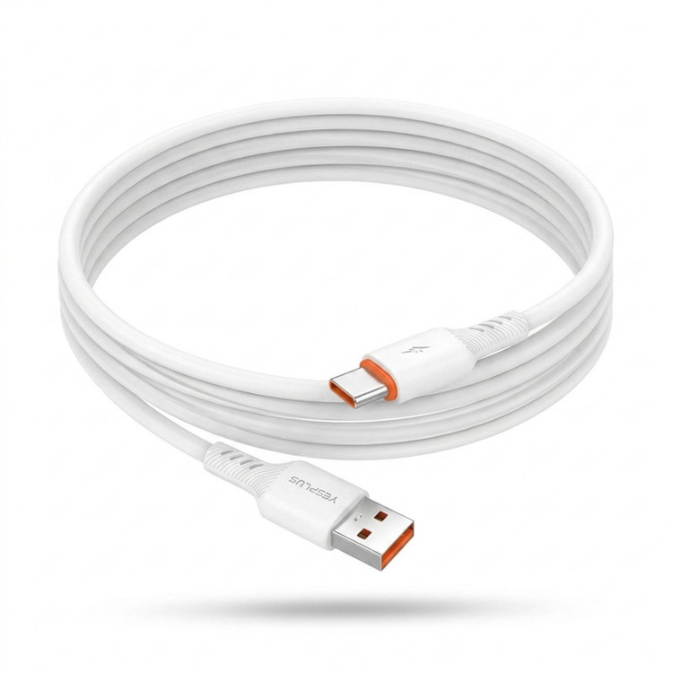 کابل تبدیل USB به USB-C یس پلاس مدل Fast Charging SILICON طول 1 متر