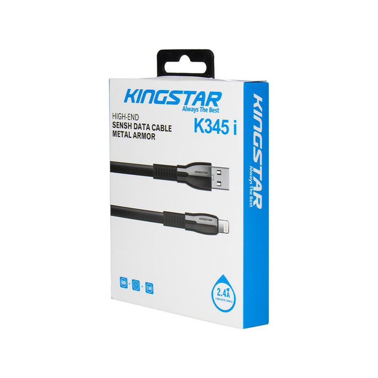 کابل تبدیل USB به لایتنینگ کینگ استار مدل K345i طول 1 متر