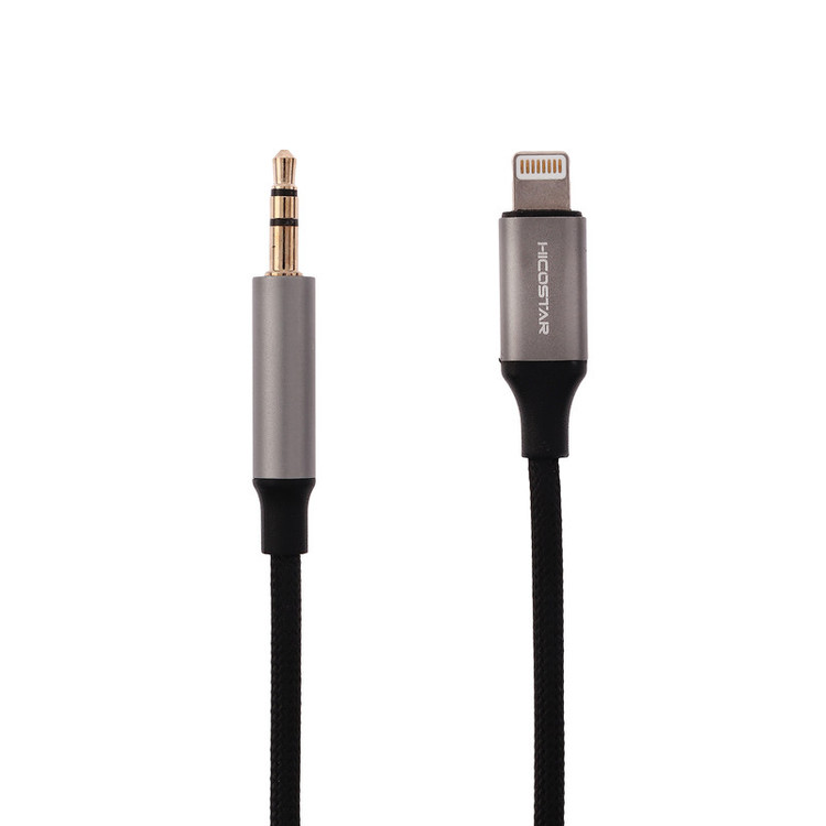 کابل تبدیل لایتنینگ به AUX هایکواستار مدل HS-A402 طول 1 متر