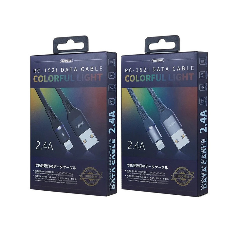کابل تبدیل USB به لایتنینگ ریمکس مدل Rc-152i طول 1 متر