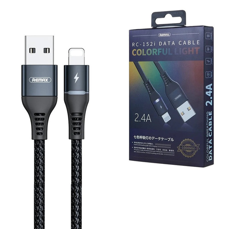 کابل تبدیل USB به لایتنینگ ریمکس مدل Rc-152i طول 1 متر