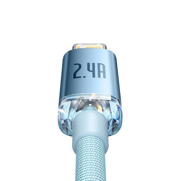 کابل USB به لایتنینگ باسئوس مدل Crystal Shine Series طول 2 متر