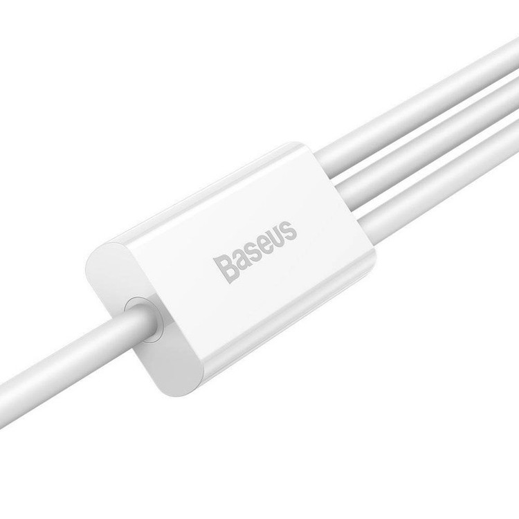کابل تبدیل USB به microUSB / لایتنینگ / USB-C باسئوس مدل Superior Series طول 1.5 متر