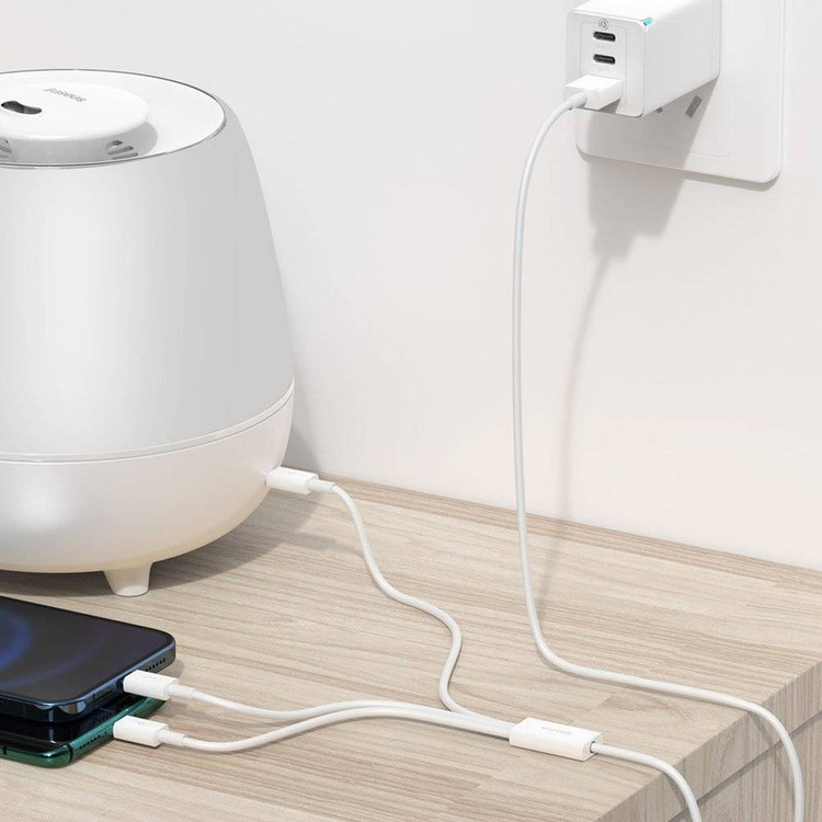 کابل تبدیل USB به microUSB / لایتنینگ / USB-C باسئوس مدل Superior Series طول 1.5 متر