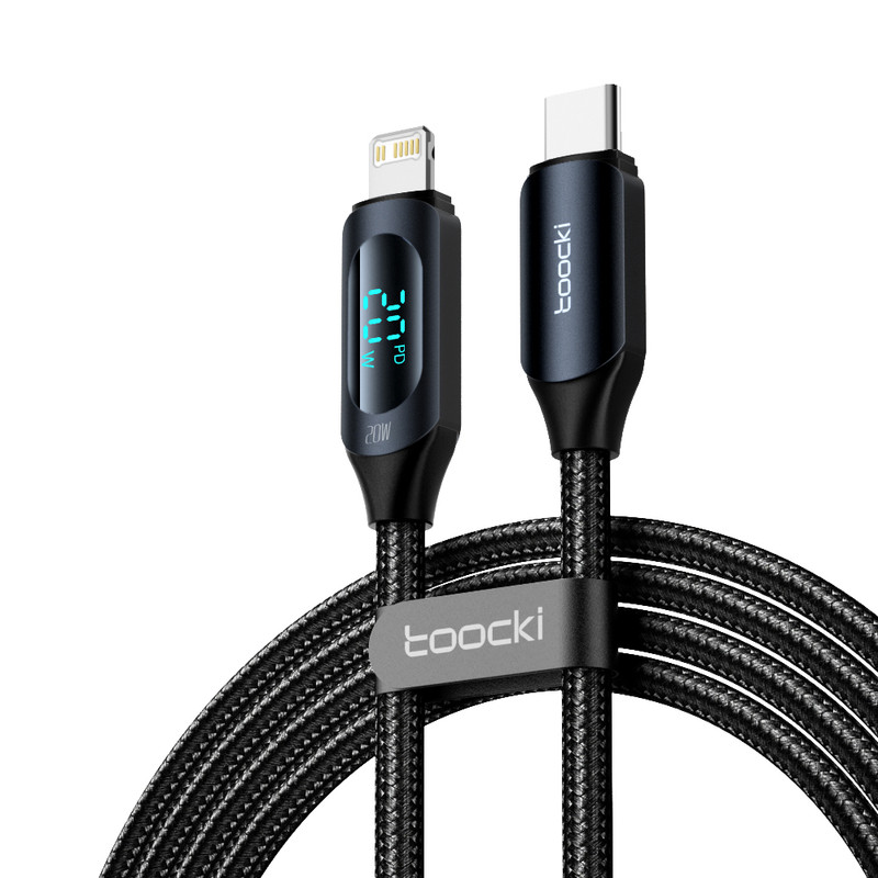 کابل تبدیل USB-C به لایتنینگ توکی مدل 20W TQ-X03 طول 1 متر