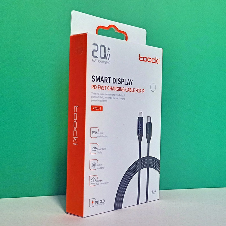 کابل تبدیل USB-C به لایتنینگ توکی مدل 20W TQ-X03 طول 1 متر