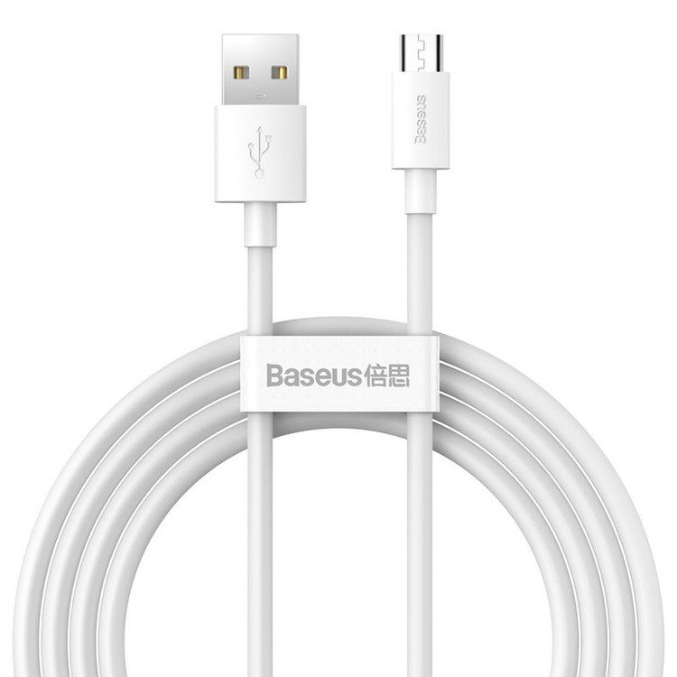 کابل تبدیل USB به MicroUSB باسئوس مدل TZCAMZJ-02 طول 1.5 متر بسته 2 عددی