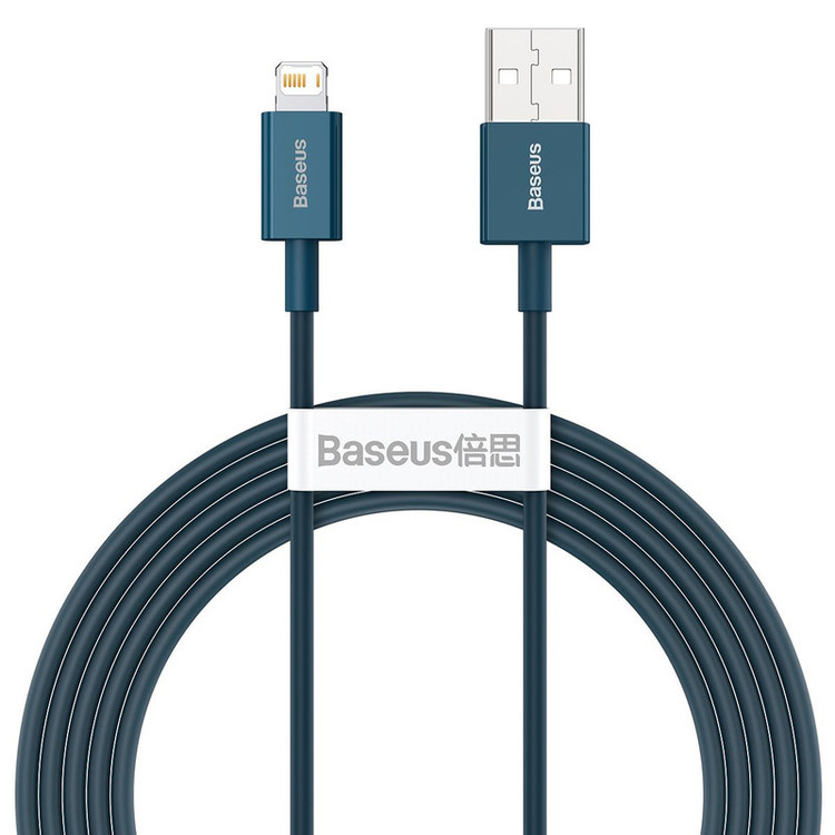 کابل تبدیل USB به لایتنینگ باسئوس مدل Superior طول 2 متر