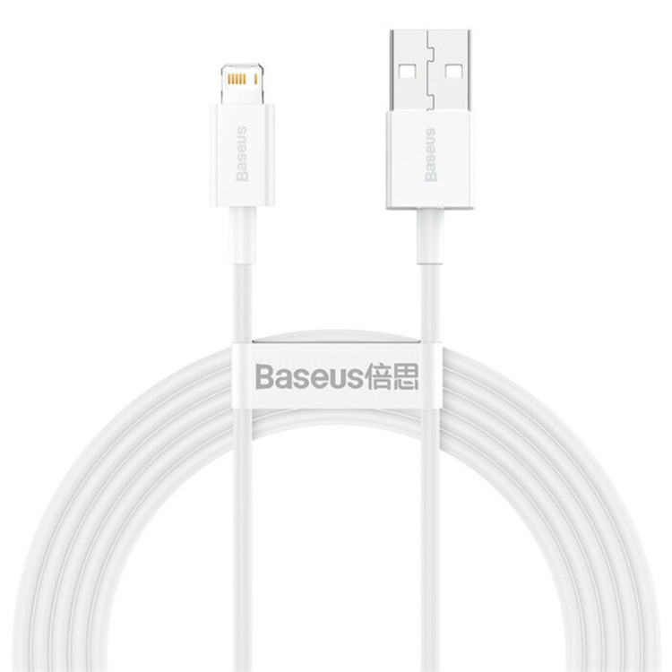 کابل تبدیل USB به لایتنینگ باسئوس مدل Superior طول 2 متر