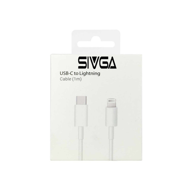 کابل تبدیل USB-C به لایتنینگ سیوگا مدل PowerLine طول 1 متر