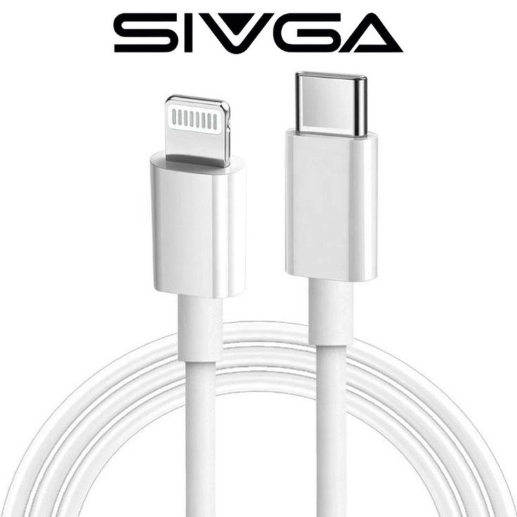 کابل تبدیل USB-C به لایتنینگ سیوگا مدل PowerLine طول 1 متر
