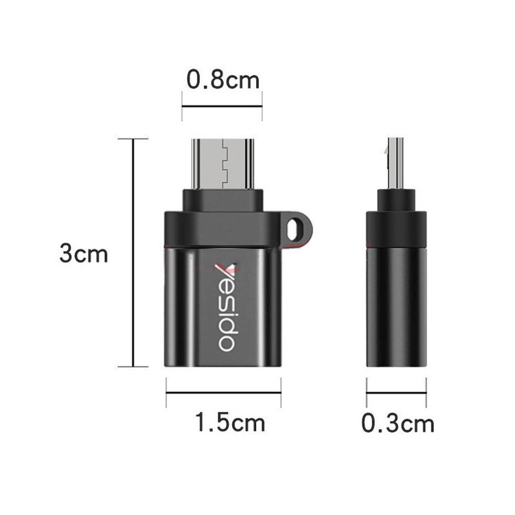 مبدل MicroUSB2.0 به OTG یسیدو مدل GS07