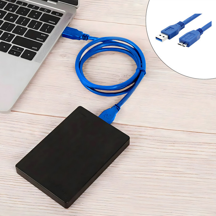 کابل هارد USB 3.0 کی نت مدل K-CUHD3006 طول 0.6 متر