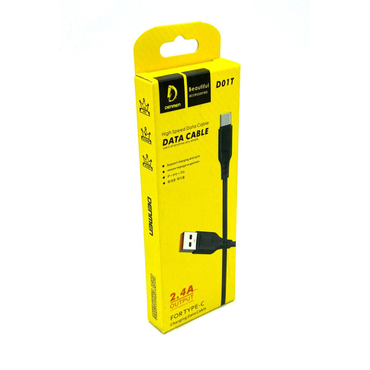 کابل تبدیل USB به USB-C دنمن مدل DATA CABLE طول 1 متر