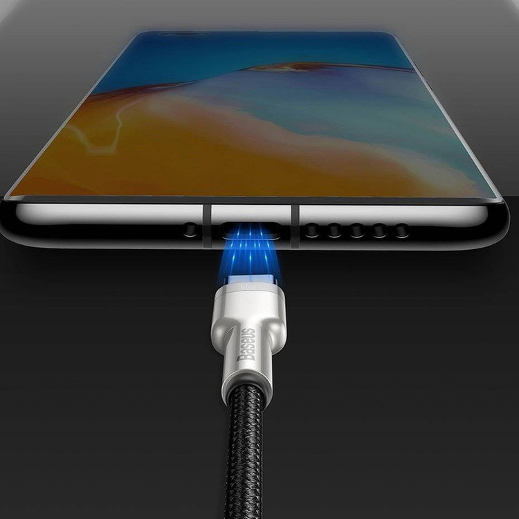 کابل تبدیل USB به USB-C باسئوس مدل Metal Data cable 66W طول 2 متر