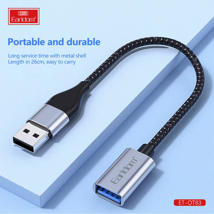 مبدل OTG USB به USB-C / USB ارلدام مدل 2IN1 OT83