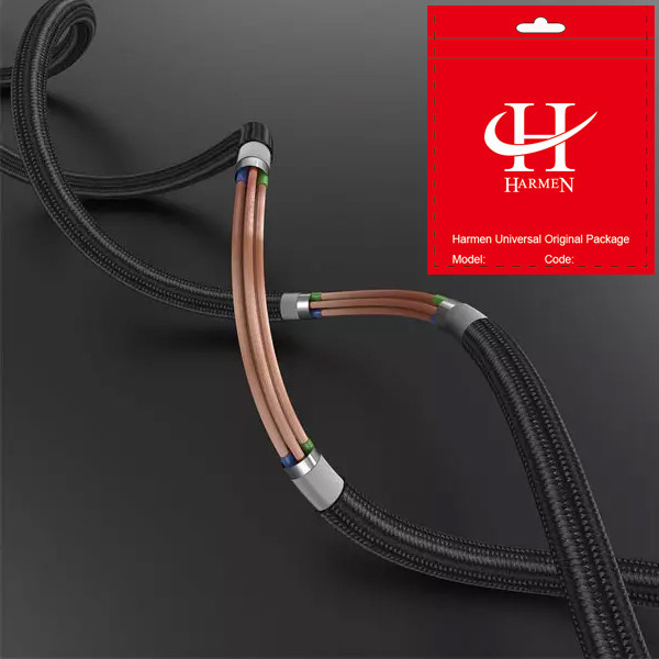 کابل تبدیل USB به USB-C هارمن مدل PU LEATHER2M طول 2 متر