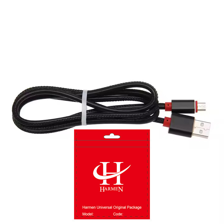 کابل تبدیل USB به USB-C هارمن مدل PU LEATHER2M طول 2 متر
