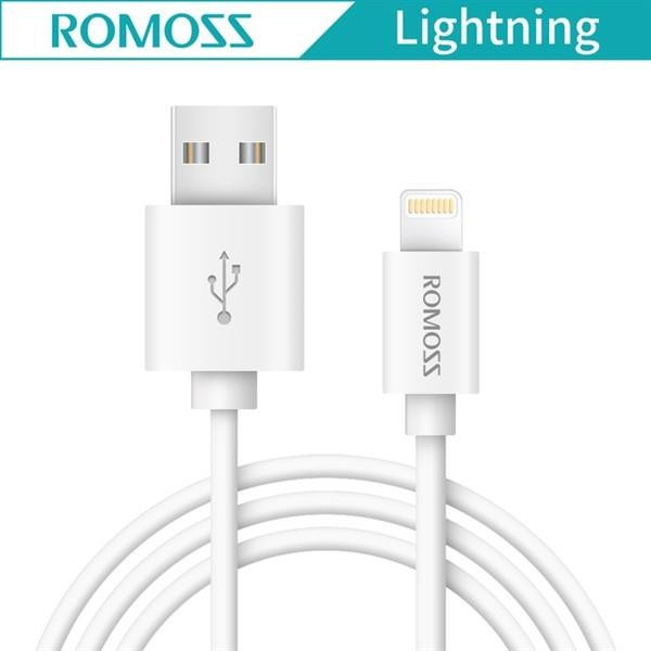 کابل تبدیل USB به لایتنینگ روموس مدل CB12 NEW PKG طول 1 متر