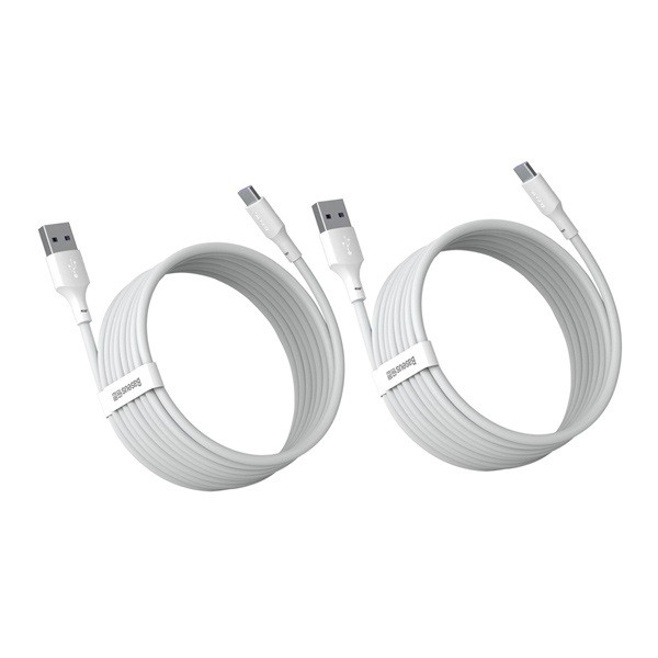 کابل تبدیل USB به USB-C بیسوس مدل Simple Wisdom-40W طول 1.5 متر بسته 2 عددی