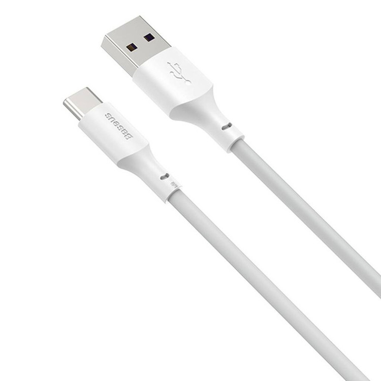 کابل تبدیل USB به USB-C بیسوس مدل Simple Wisdom-40W طول 1.5 متر بسته 2 عددی