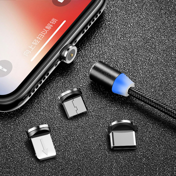 کابل تبدیل USB به microUSB/ لایتنینگ /USB-C آرسون مدل AN-M33 طول 1 متر