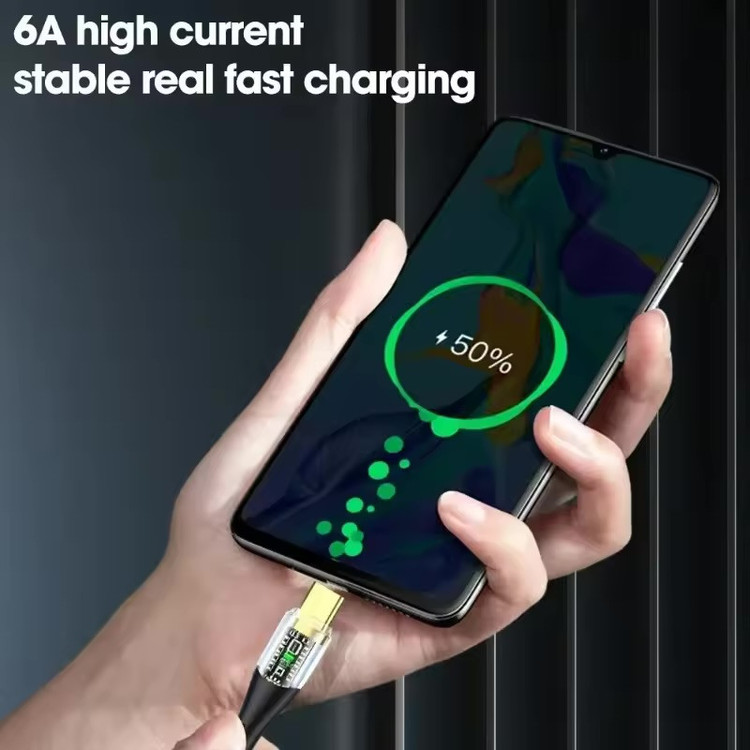کابل USB - C فرست یو مدل LED-C025 طول 1 متر