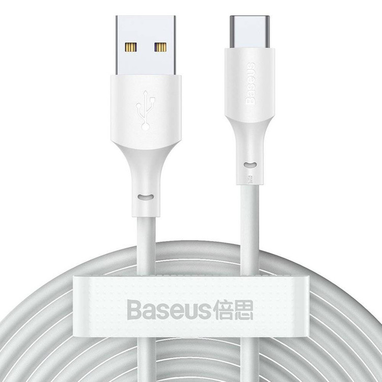 کابل تبدیل USB به USB-C باسئوس مدل Wisdom Data Cable 40W طول 1.5 متر بسته 2 عددی