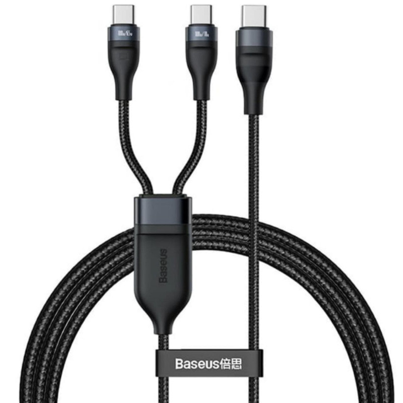 کابل تبدیل USB-C به USB-C باسئوس مدل Fast Charging-100W طول 1.5 متر