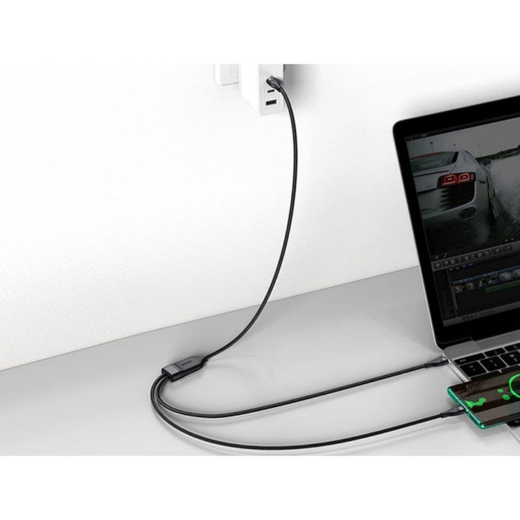 کابل تبدیل USB-C به USB-C باسئوس مدل Fast Charging-100W طول 1.5 متر