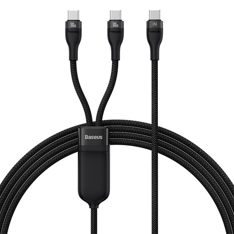 کابل تبدیل USB-C به USB-C باسئوس مدل Fast Charging-100W طول 1.5 متر