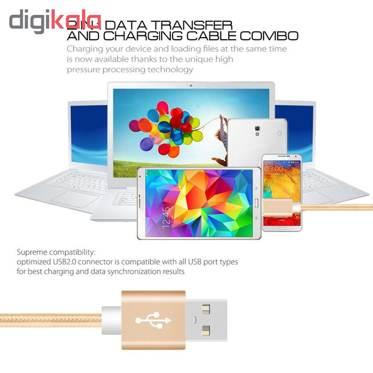 کابل تبدیل USB به لایتنینگ المو مدل X-I-N طول 1 متر