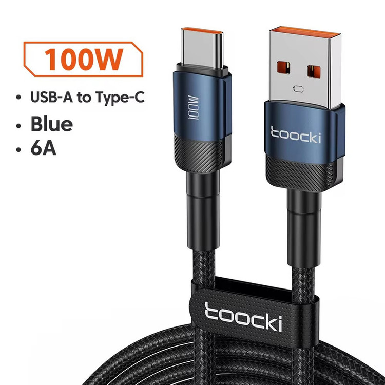 کابل تبدیل USB به USB-C توکی مدل 100W TQ-X12 طول 2 متر