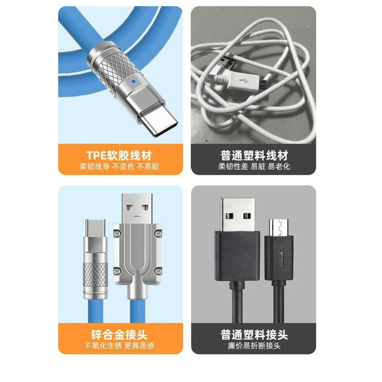 کابل تبدیل USB به USB-C تی ای کی مدل Z100 به طول 1 متر