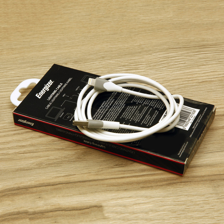 کابل تبدیل USB به لایتنینگ انرجایزر مدل C61LIGWH4 طول 1.2 متر