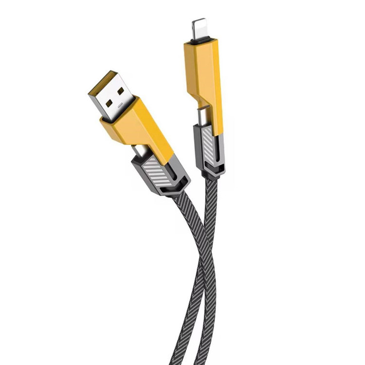 کابل تبدیل USB/USB-C به لایتنینگ/USB-C مدل PD 27W-MAX طول 1.2 متر