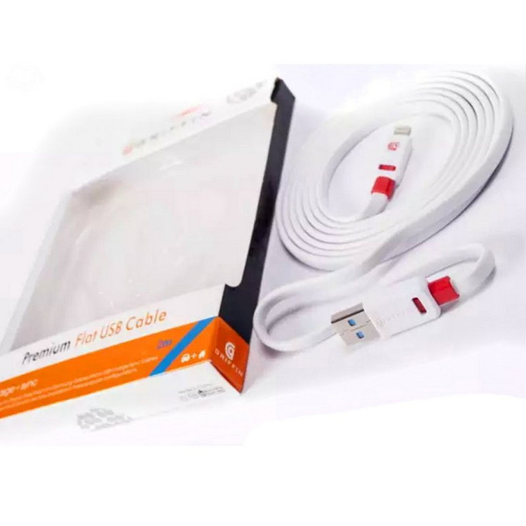 کابل تبدیل USB به لایتنینگ گریفین مدل FLAT طول 3 متر