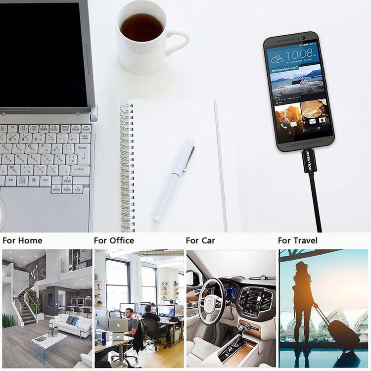 کابل تبدیل USB به لایتنینگ کلومن مدل KD14 طول 1 متر