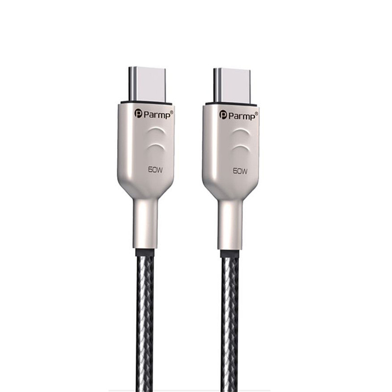 کابل USB-C پارمپ مدل PUDC-24CC1M 60W طول 1 متر
