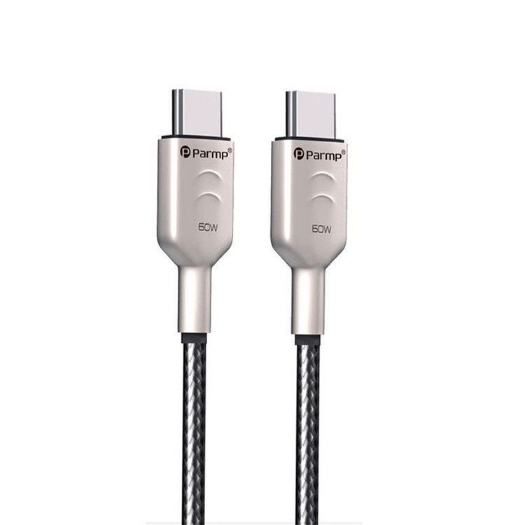 کابل USB-C پارمپ مدل PUDC-24CC1M 60W طول 1 متر