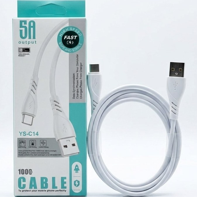 کابل تبدیل USB به MicroUSB مدل YS_C14 طول 1 متر
