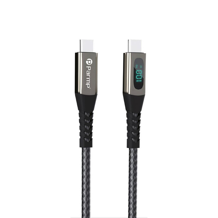 کابل USB-C پارمپ مدل PUDC-22CC1.2M 100W طول 1.2 متر