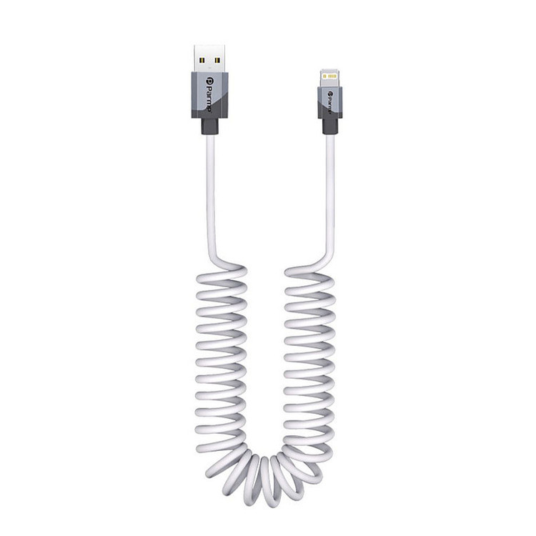 کابل تبدیل USB به لایتنینگ پارمپ مدل SPRING 27AL1.8M طول 1.8 متر