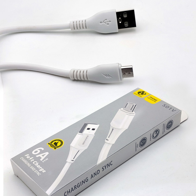 کابل تبدیل USB به microusb مدل S01V طول 1 متر