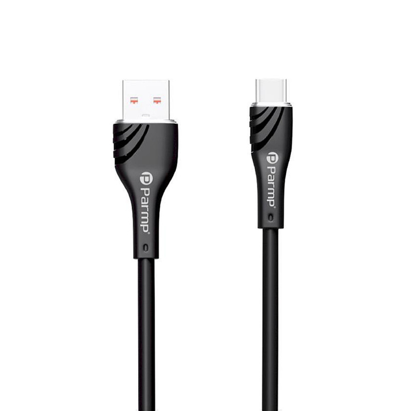 کابل تبدیل USB به USB-C پارمپ مدل SILICONE 36AC1M طول 1 متر