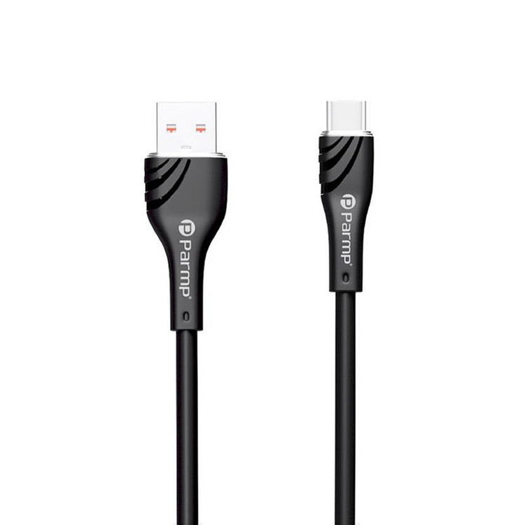 کابل تبدیل USB به USB-C پارمپ مدل SILICONE 36AC1M طول 1 متر