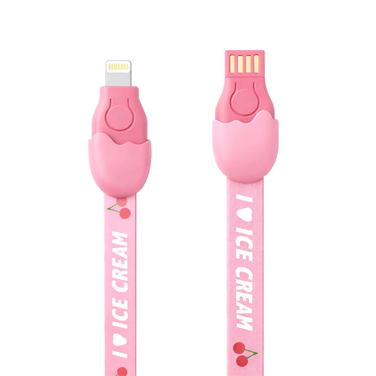 کابل تبدیل USB به لایتنینگ مدل Ice Cream طول 1 متر