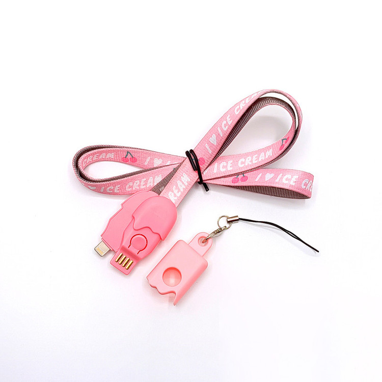 کابل تبدیل USB به لایتنینگ مدل Ice Cream طول 1 متر