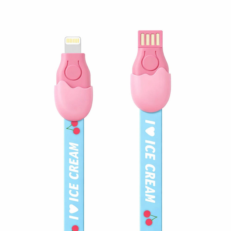 کابل تبدیل USB به لایتنینگ مدل Ice Cream طول 1 متر