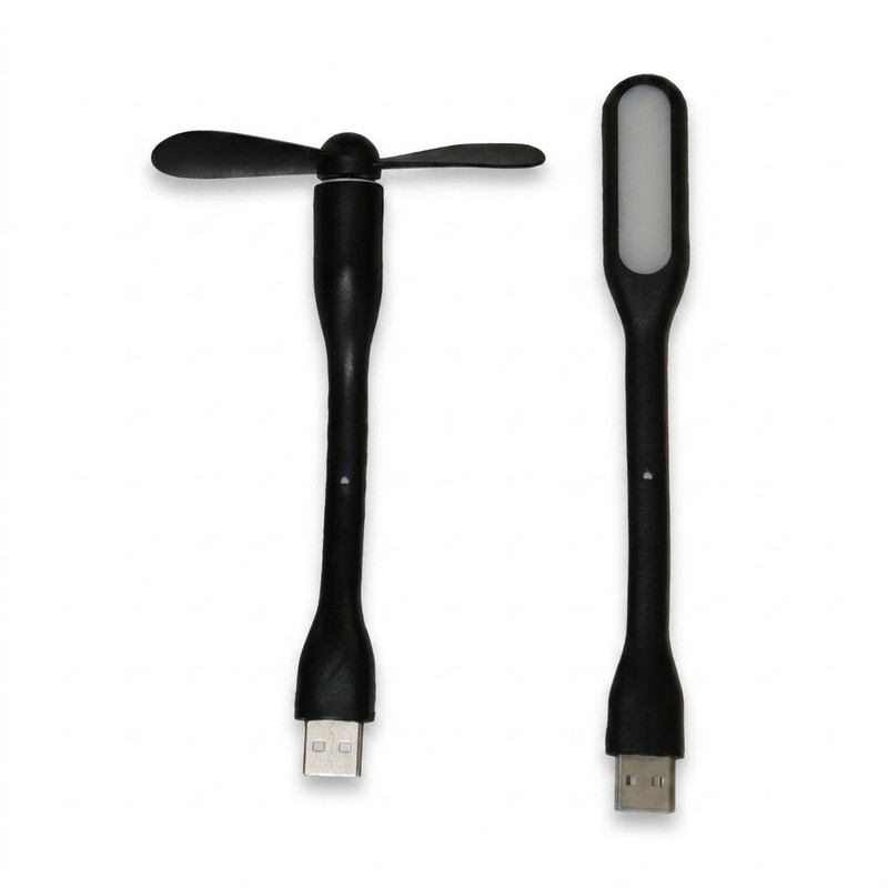 پنکه همراه ریمکس Mini USB مدلMb68 به همراه چراغ ال ای دی